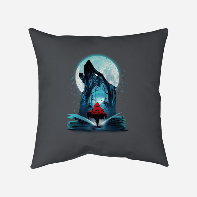 Book Of Little Red Girl-None-Removable Cover w Insert-Throw Pillow-dandingeroz