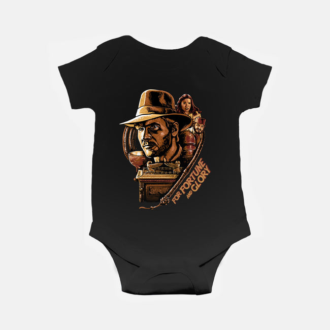For Fortune And Glory-Baby-Basic-Onesie-daobiwan
