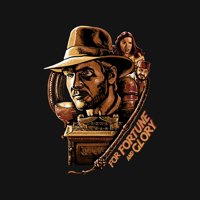 For Fortune And Glory-Mens-Basic-Tee-daobiwan