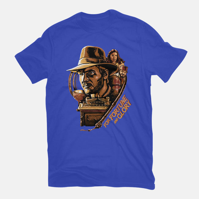 For Fortune And Glory-Mens-Basic-Tee-daobiwan
