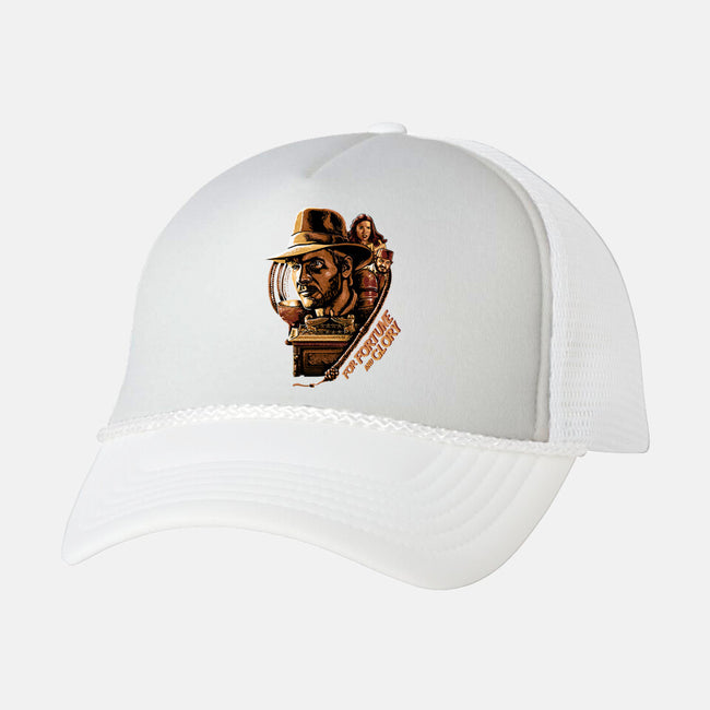 For Fortune And Glory-Unisex-Trucker-Hat-daobiwan