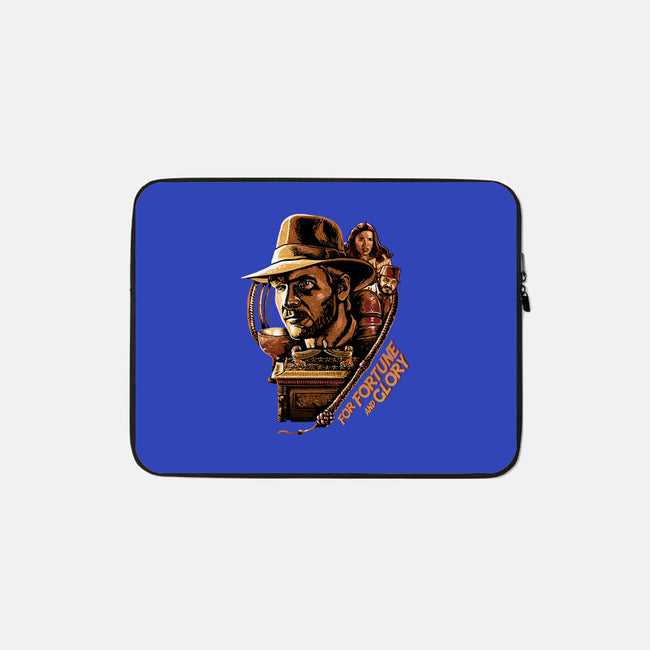 For Fortune And Glory-None-Zippered-Laptop Sleeve-daobiwan
