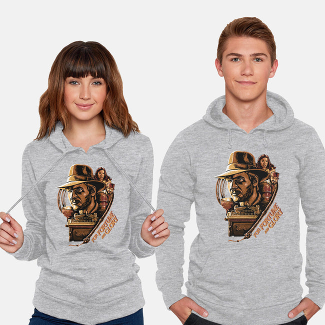 For Fortune And Glory-Unisex-Pullover-Sweatshirt-daobiwan