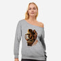 For Fortune And Glory-Womens-Off Shoulder-Sweatshirt-daobiwan
