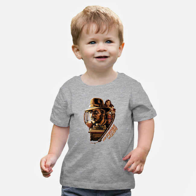 For Fortune And Glory-Baby-Basic-Tee-daobiwan