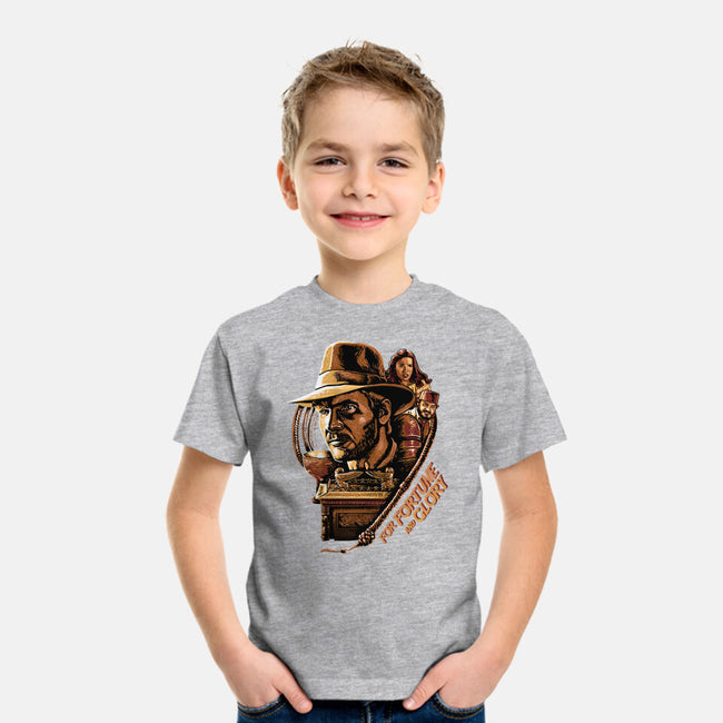 For Fortune And Glory-Youth-Basic-Tee-daobiwan
