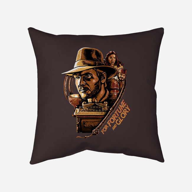 For Fortune And Glory-None-Removable Cover w Insert-Throw Pillow-daobiwan