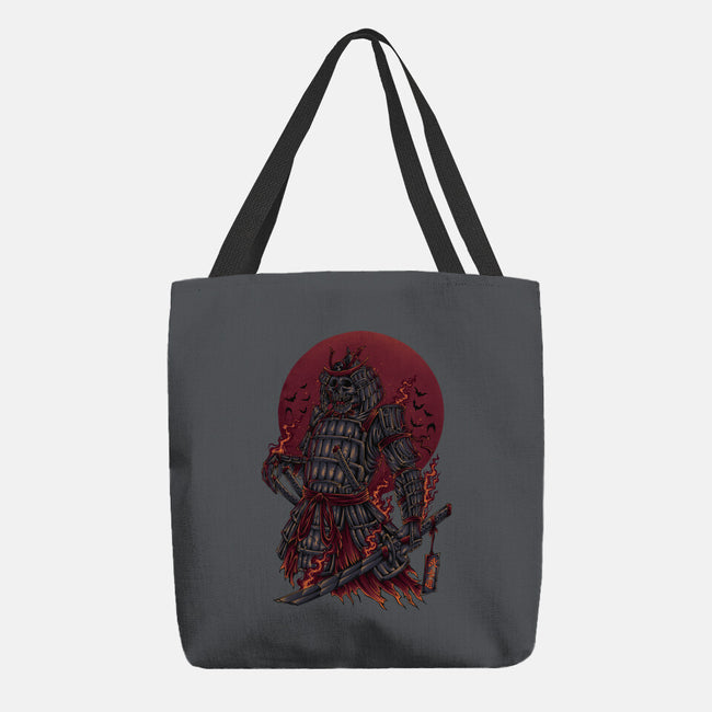 Death Ronin-None-Basic Tote-Bag-aleoarts