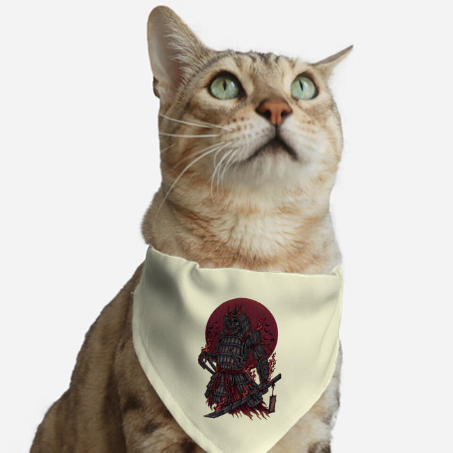 Death Ronin-Cat-Adjustable-Pet Collar-aleoarts