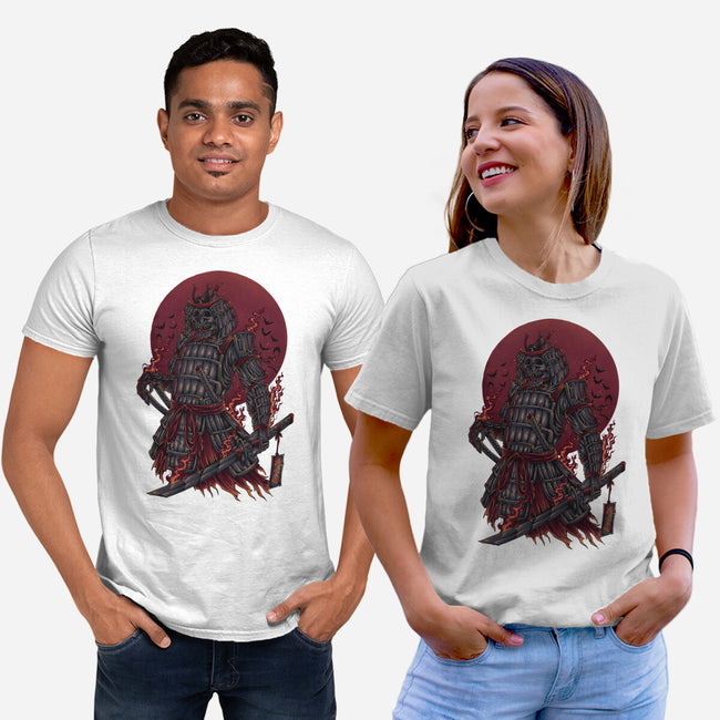 Death Ronin-Unisex-Basic-Tee-aleoarts