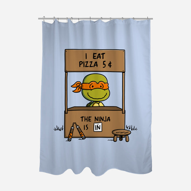 Pizza Help-None-Polyester-Shower Curtain-Barbadifuoco