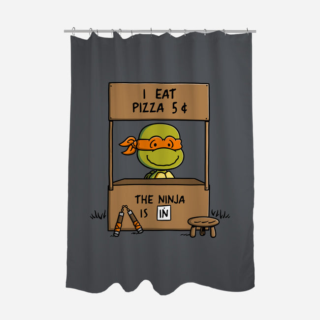 Pizza Help-None-Polyester-Shower Curtain-Barbadifuoco