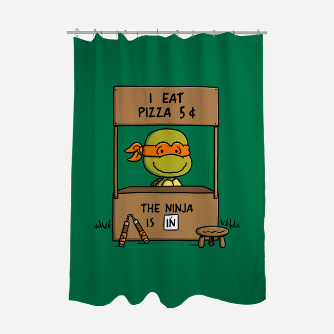 Pizza Help-None-Polyester-Shower Curtain-Barbadifuoco