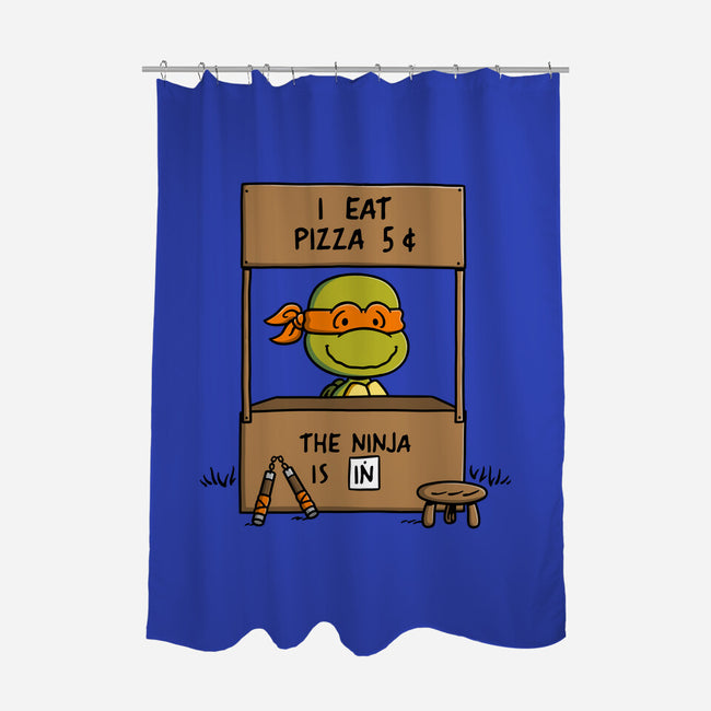 Pizza Help-None-Polyester-Shower Curtain-Barbadifuoco