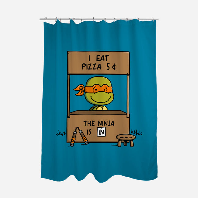 Pizza Help-None-Polyester-Shower Curtain-Barbadifuoco