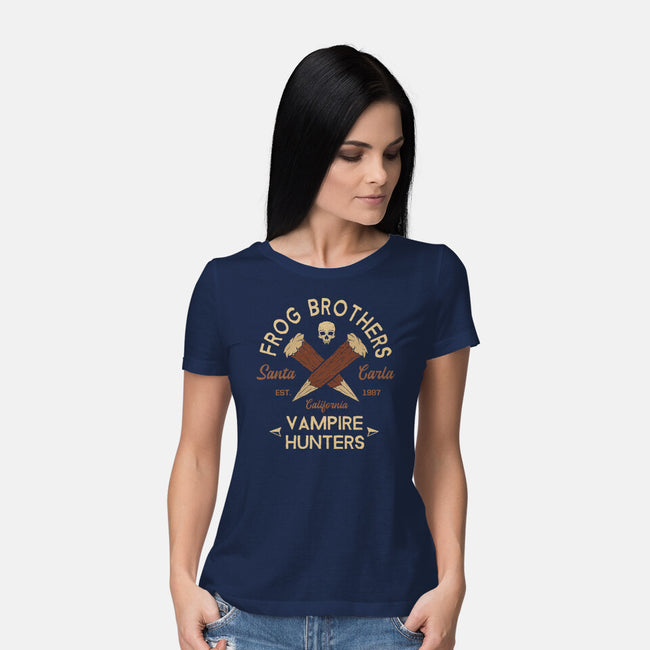 Frog Brothers-Womens-Basic-Tee-SunsetSurf