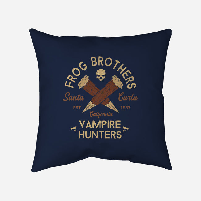 Frog Brothers-None-Removable Cover-Throw Pillow-SunsetSurf