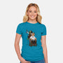 Sweeney Toad-Womens-Fitted-Tee-Boggs Nicolas