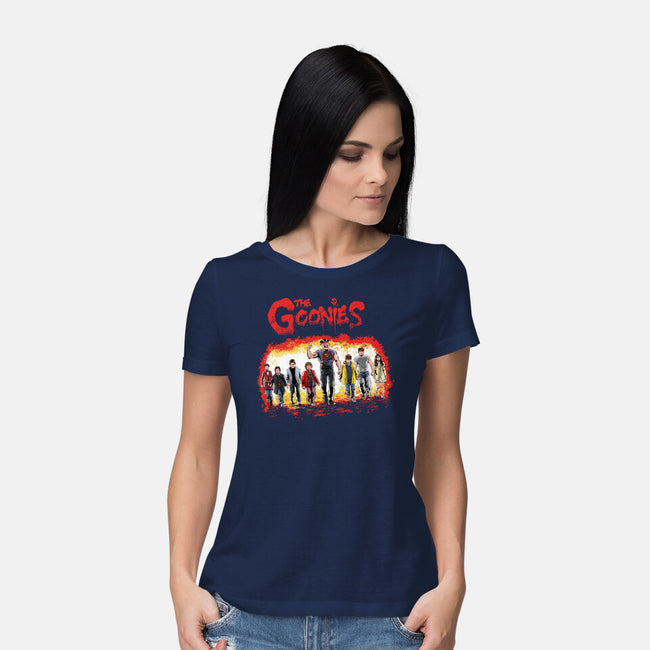 Goonies-Womens-Basic-Tee-zascanauta
