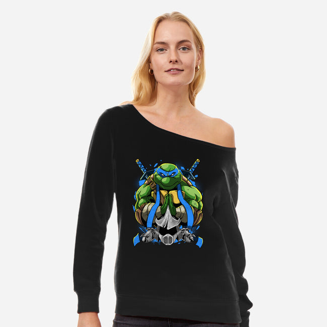 The Calm Brother-Womens-Off Shoulder-Sweatshirt-Diego Oliver