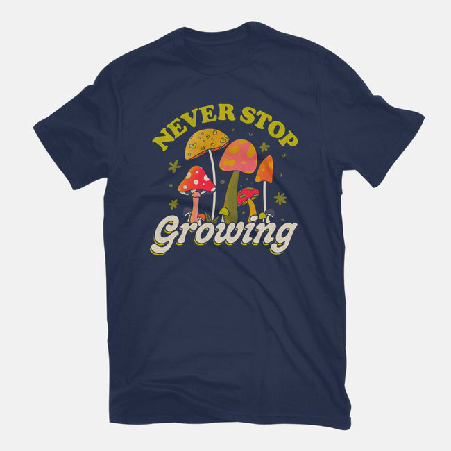 Never Stop Growing-Womens-Basic-Tee-tobefonseca