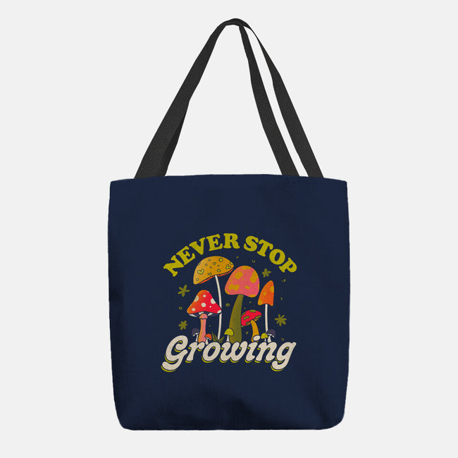 Never Stop Growing-None-Basic Tote-Bag-tobefonseca