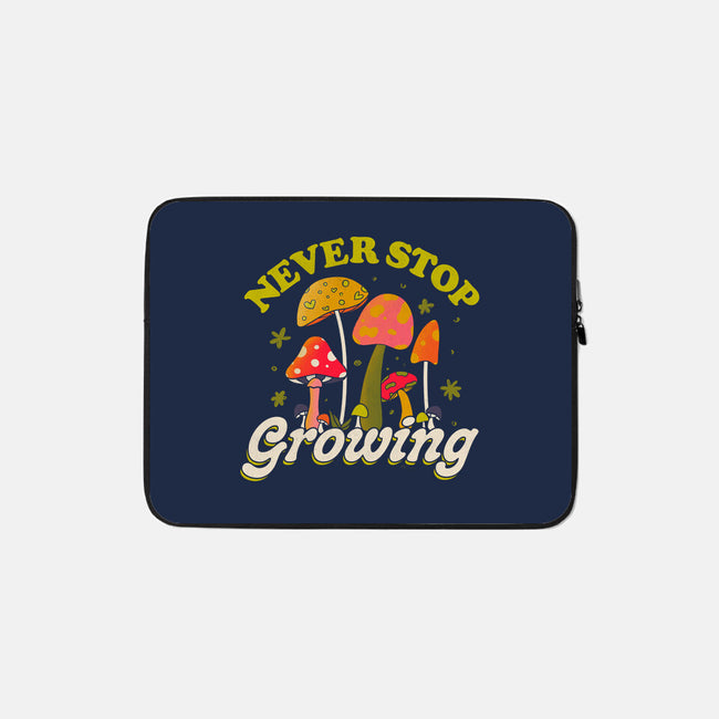 Never Stop Growing-None-Zippered-Laptop Sleeve-tobefonseca