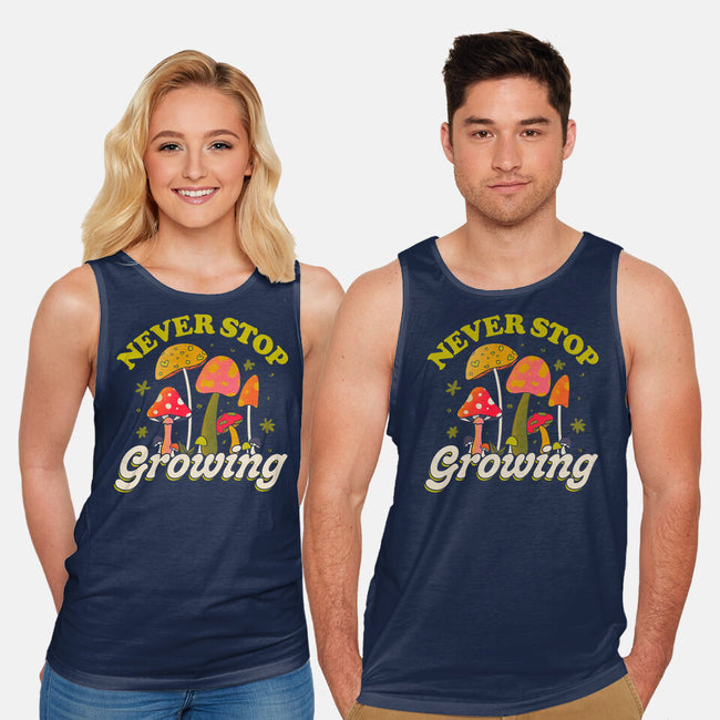 Never Stop Growing-Unisex-Basic-Tank-tobefonseca