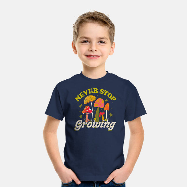 Never Stop Growing-Youth-Basic-Tee-tobefonseca