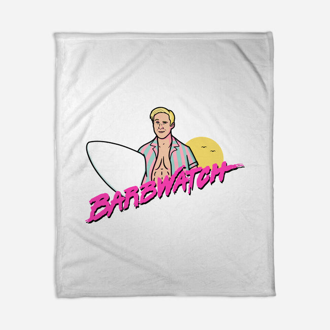 Barbwatch-None-Fleece-Blanket-Raffiti