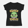 Gamer Turtle-Womens-V-Neck-Tee-NemiMakeit