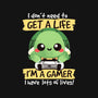 Gamer Turtle-None-Glossy-Sticker-NemiMakeit