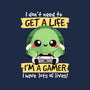 Gamer Turtle-None-Removable Cover w Insert-Throw Pillow-NemiMakeit