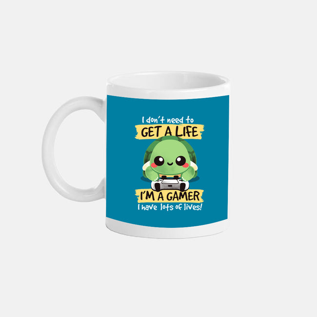 Gamer Turtle-None-Mug-Drinkware-NemiMakeit