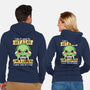 Gamer Turtle-Unisex-Zip-Up-Sweatshirt-NemiMakeit