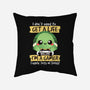 Gamer Turtle-None-Removable Cover w Insert-Throw Pillow-NemiMakeit