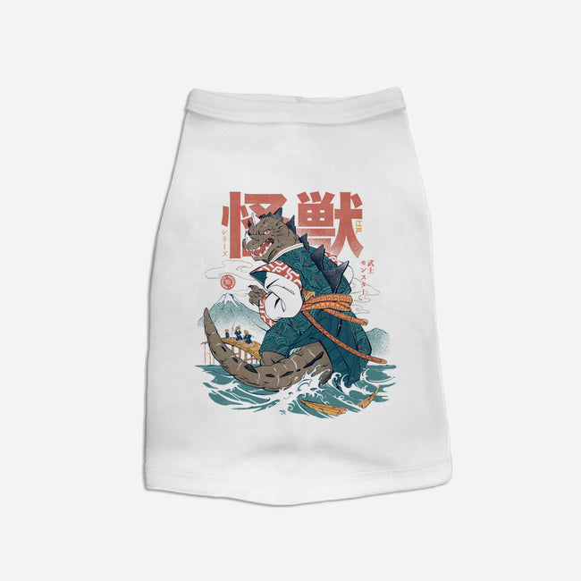 Monster Samurai-Dog-Basic-Pet Tank-ilustrata