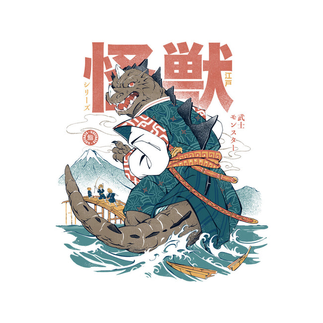 Monster Samurai-None-Drawstring-Bag-ilustrata
