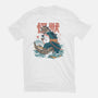 Monster Samurai-Womens-Fitted-Tee-ilustrata