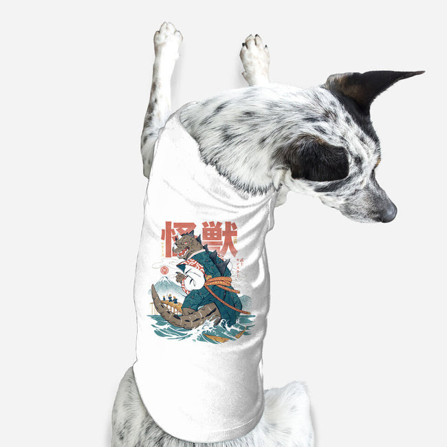 Monster Samurai-Dog-Basic-Pet Tank-ilustrata