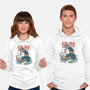 Monster Samurai-Unisex-Pullover-Sweatshirt-ilustrata