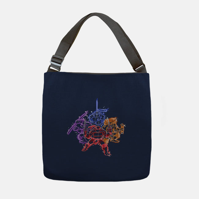 Turtle Ninja Family-None-Adjustable Tote-Bag-nickzzarto