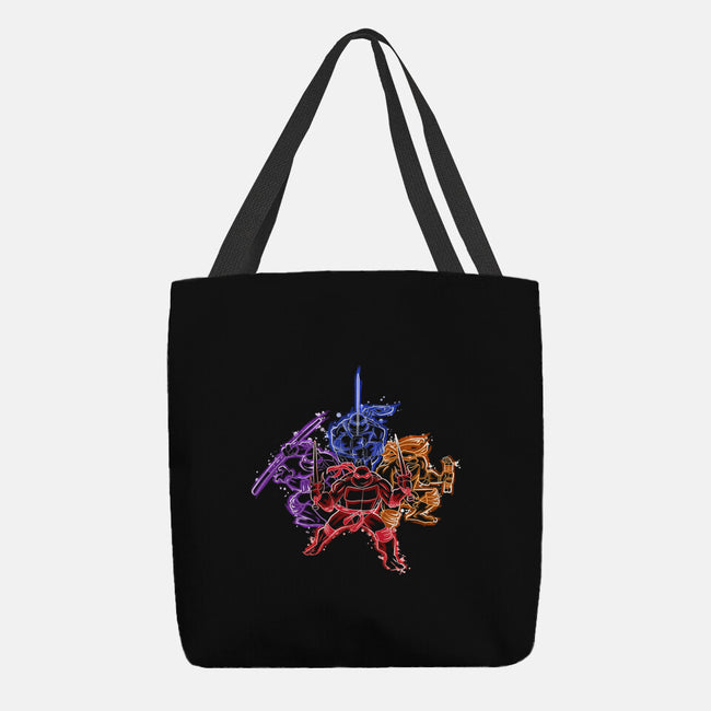 Turtle Ninja Family-None-Basic Tote-Bag-nickzzarto