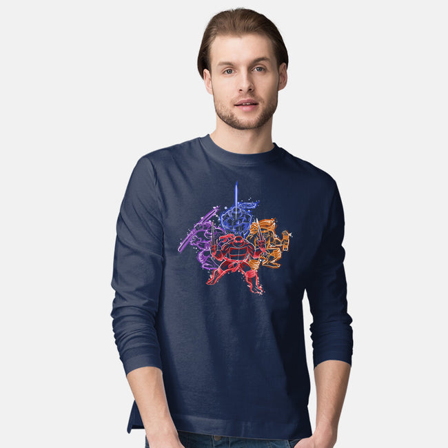 Turtle Ninja Family-Mens-Long Sleeved-Tee-nickzzarto
