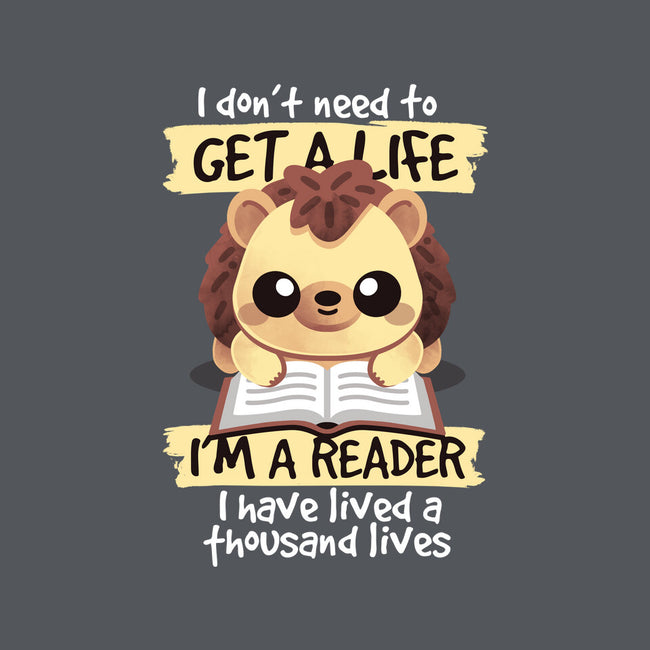 Reader Hedgehog-None-Matte-Poster-NemiMakeit