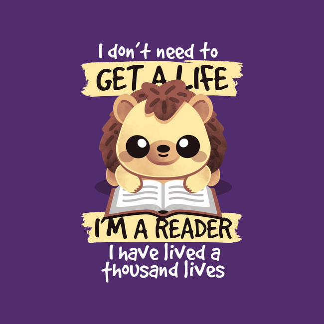Reader Hedgehog-None-Matte-Poster-NemiMakeit