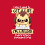 Reader Hedgehog-None-Drawstring-Bag-NemiMakeit