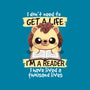Reader Hedgehog-None-Removable Cover w Insert-Throw Pillow-NemiMakeit