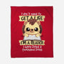 Reader Hedgehog-None-Fleece-Blanket-NemiMakeit