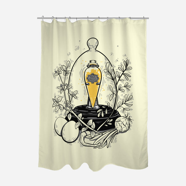 Yellow Potion-None-Polyester-Shower Curtain-ellr